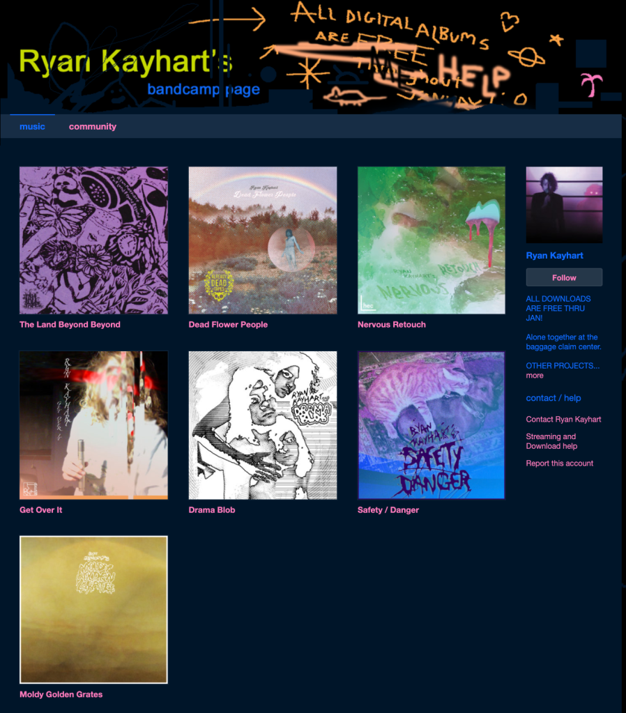 Ryan Kayhart, Bandcamp

